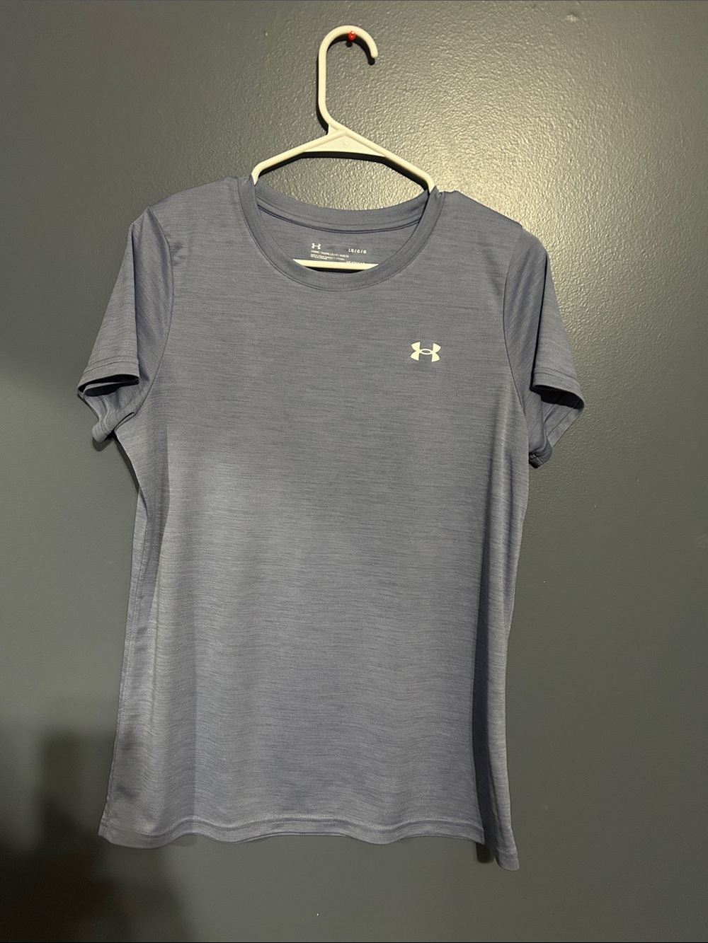 Under Armour Women's Short Sleeve Heathered Slate Training Tee